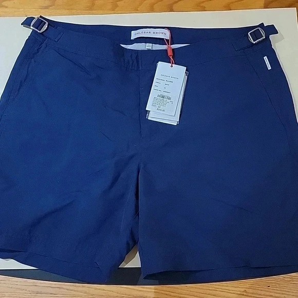 Orlebar Brown Dane Navy Blue Swim shorts - Picture 4 of 11